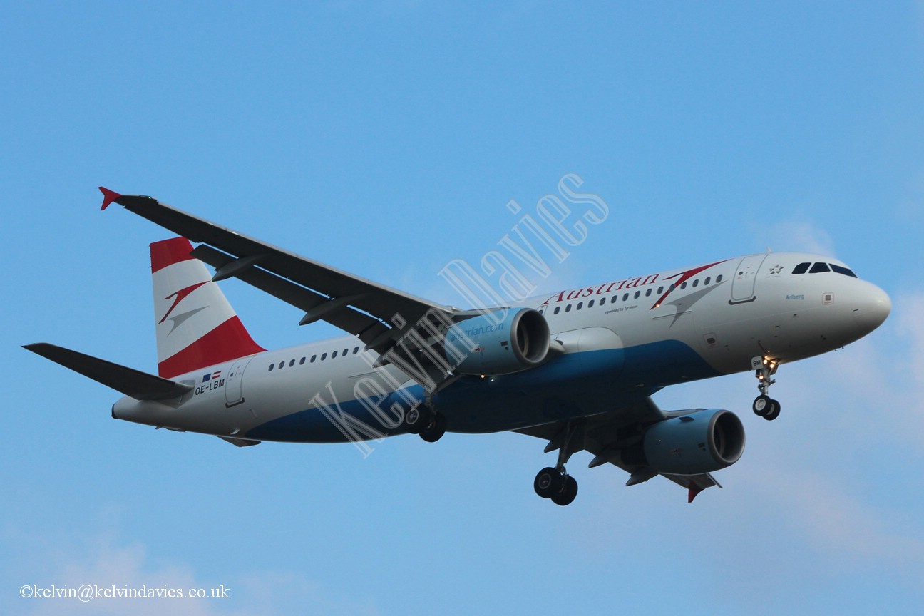 Austrian Airlines A320 OE-LBM