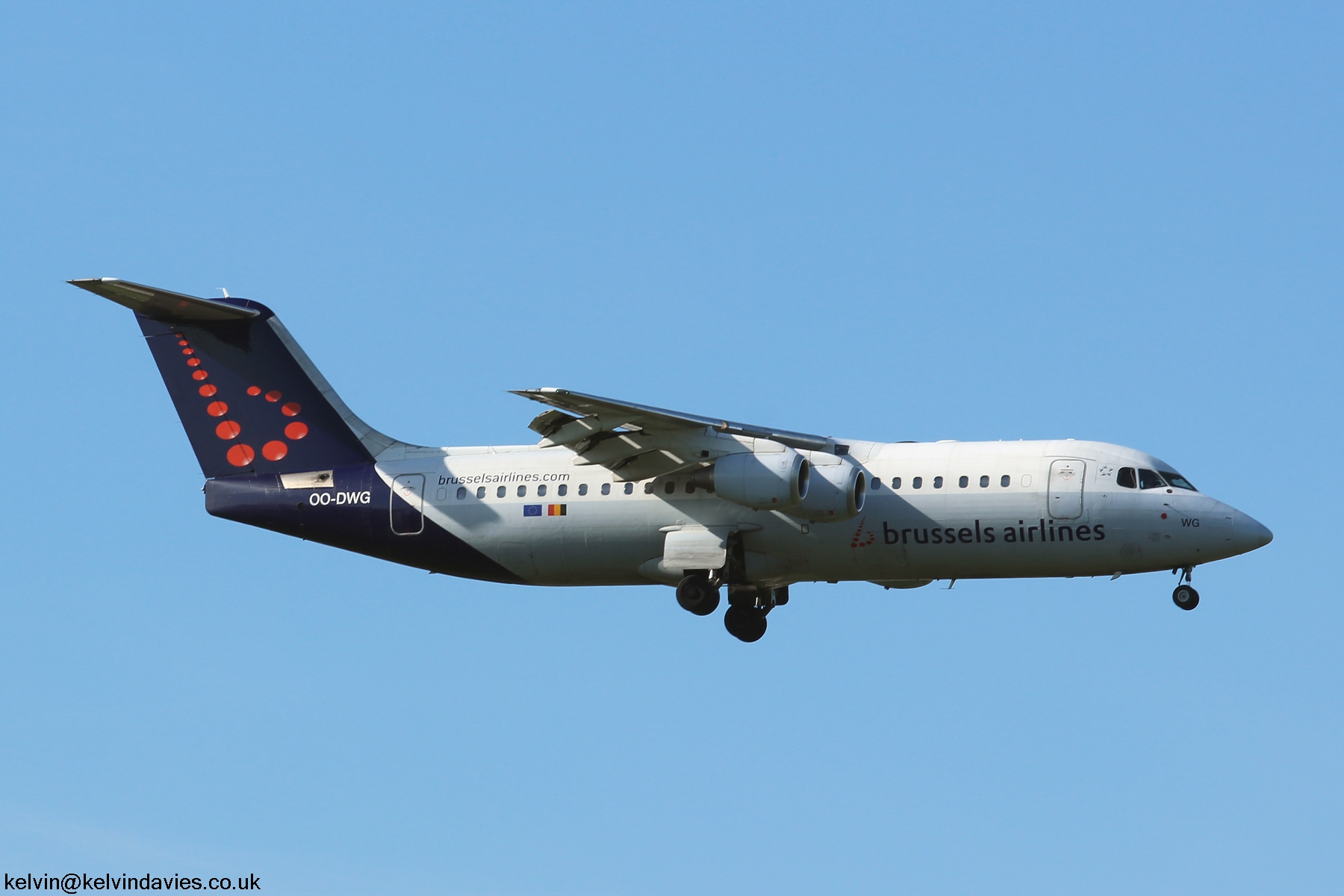 Brussels Airlines BAe 146 OO-DWG