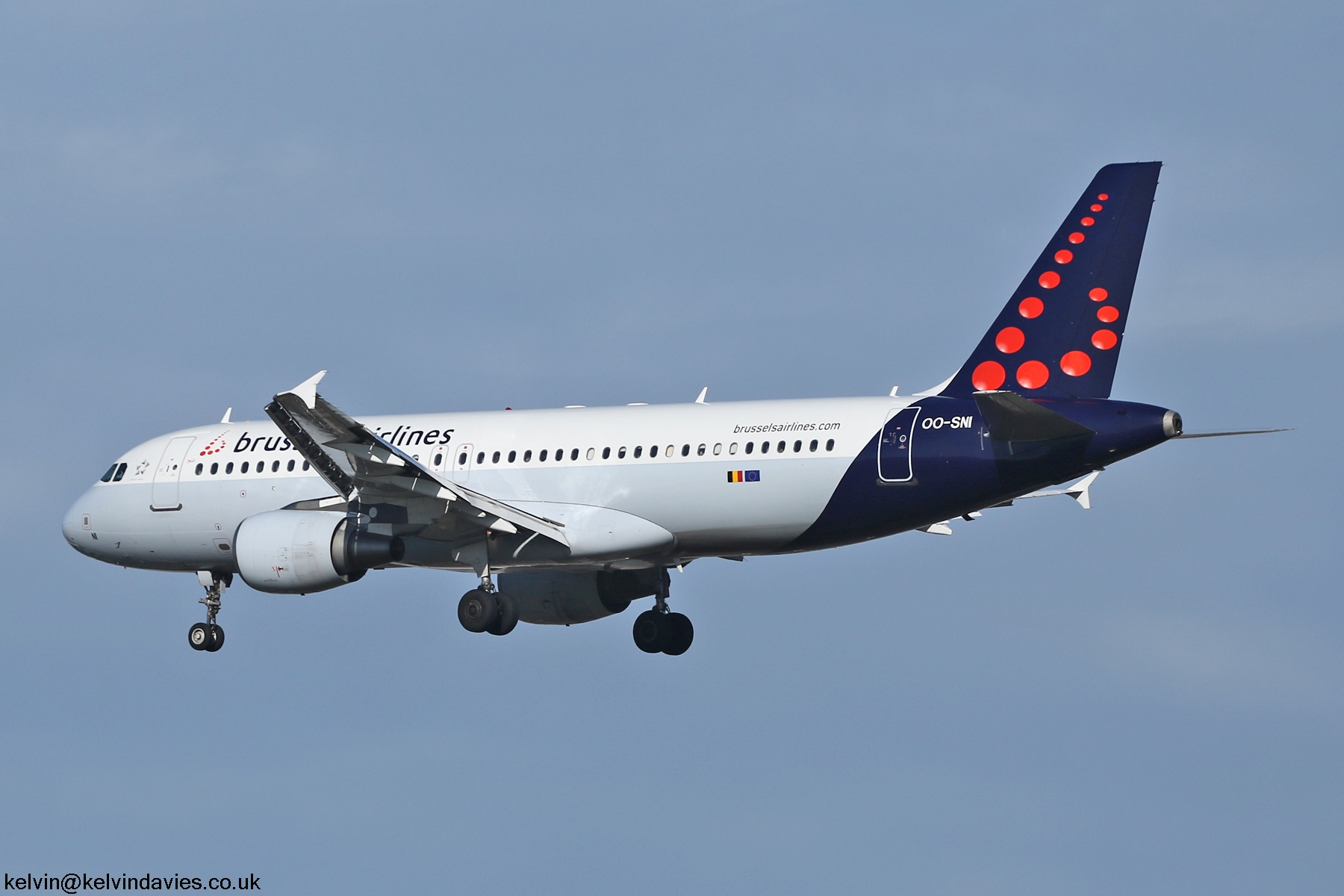 Brussels Airlines A320 OO-SNI