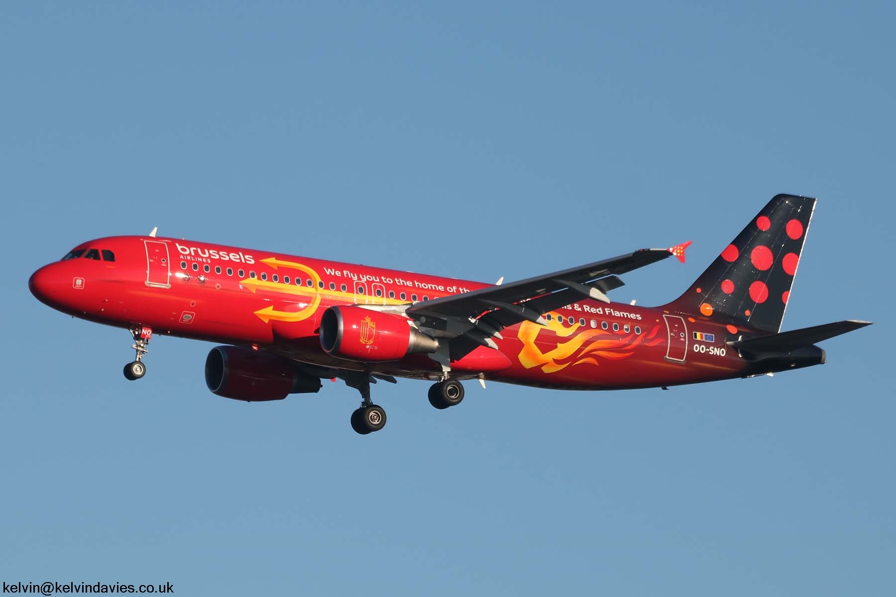 Brussels Airlines A320 OO-SNO