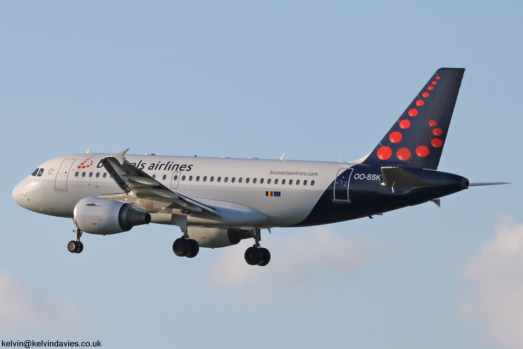 Brussels Airlines A319 OO-SSK