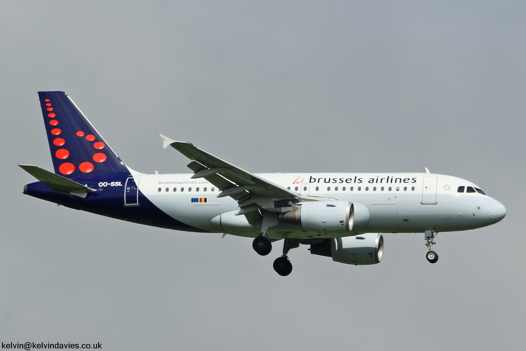 Brussels Airlines A319 OO-SSL