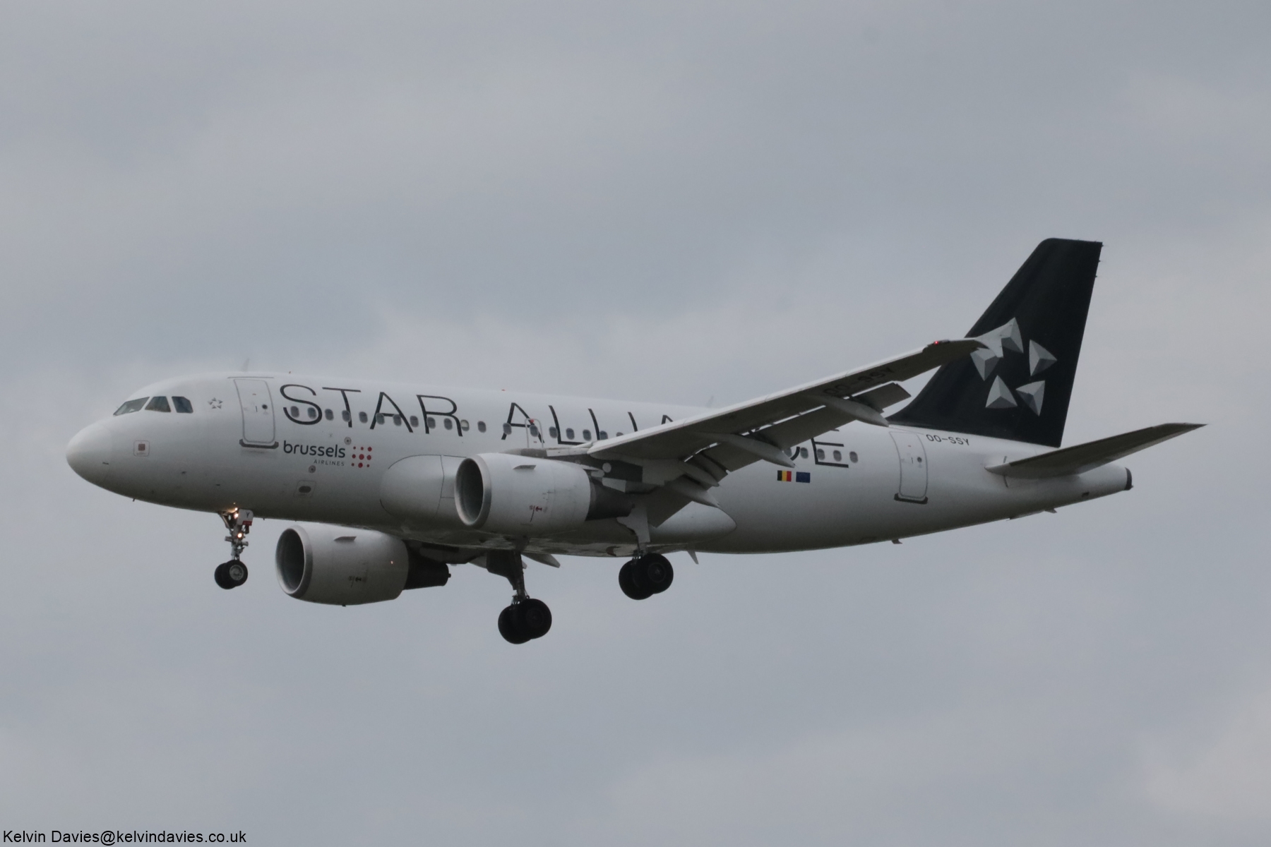 Brussels Airlines A319 OO-SSY
