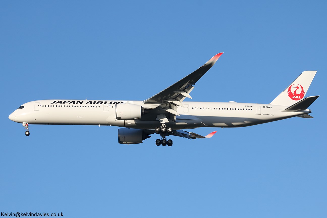 Japan Airlines A350 JA08WJ