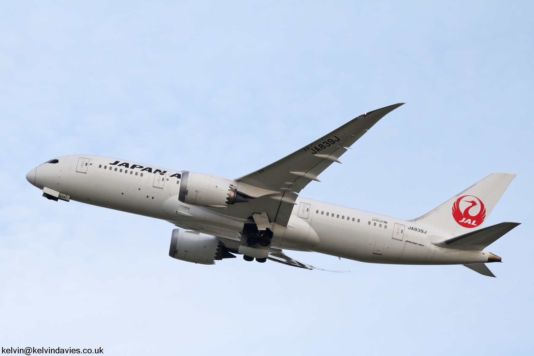 Japan Airlines 787 JA839J