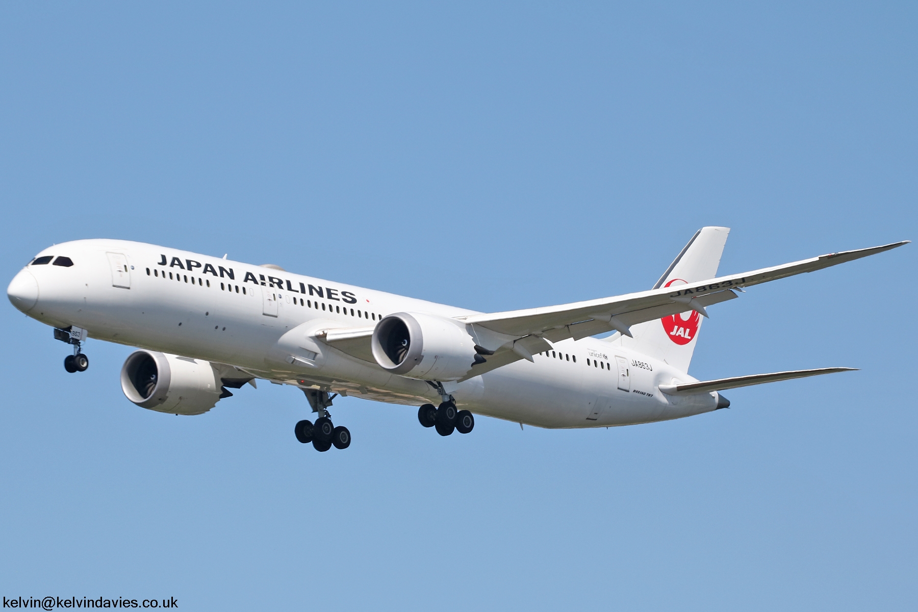 Japan Airlines 787 JA863J