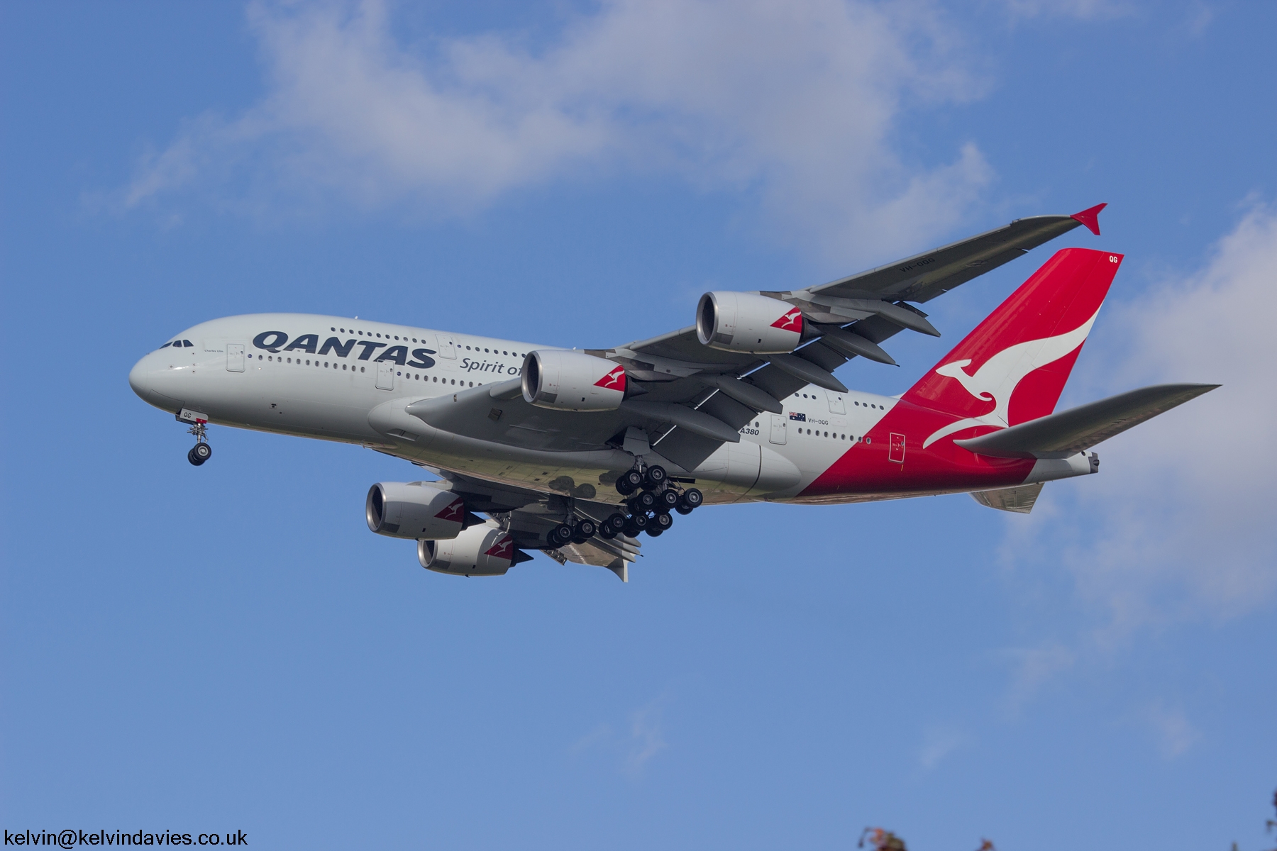 Qantas A380 VH-OQG