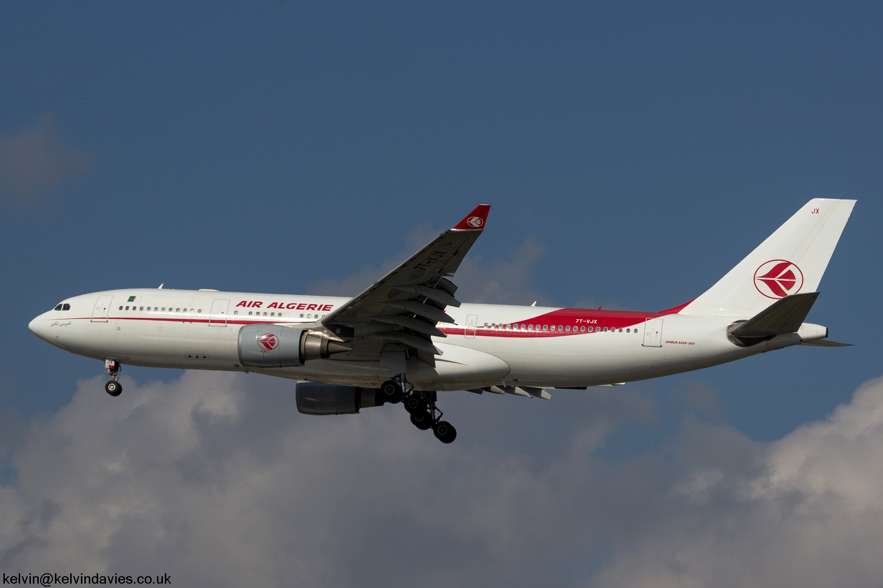 Air Algerie A330 7T-VJX