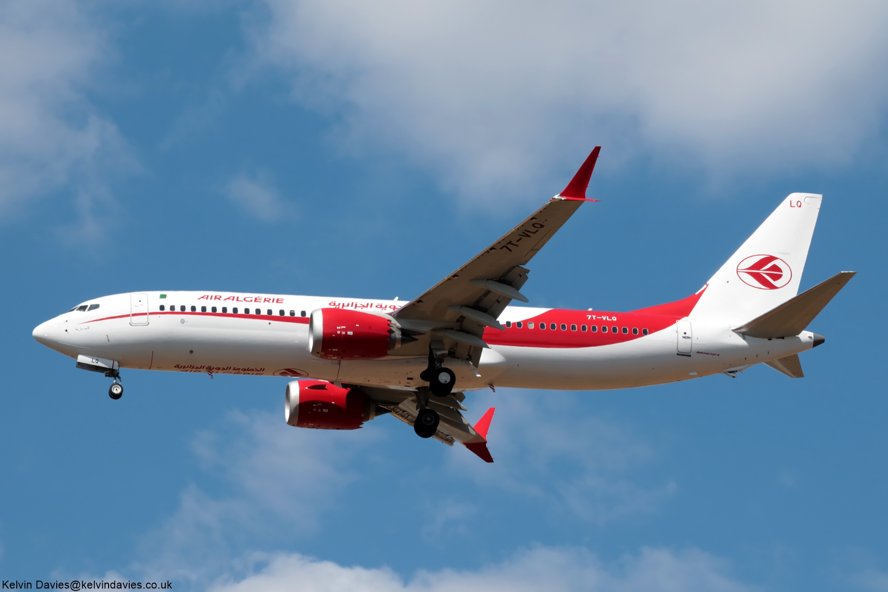 Air Algerie 737MAX 7T-VLQ