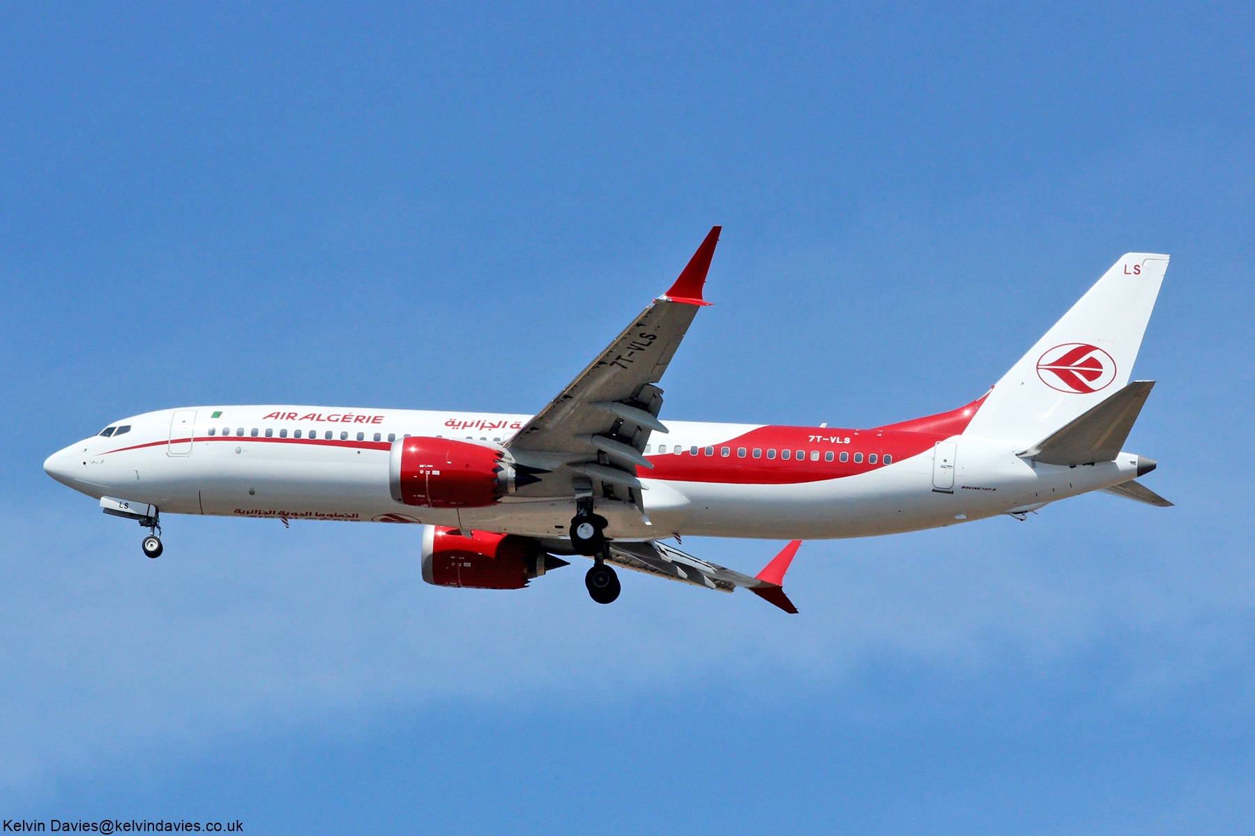 Air Algerie 737MAX 7T-VLS