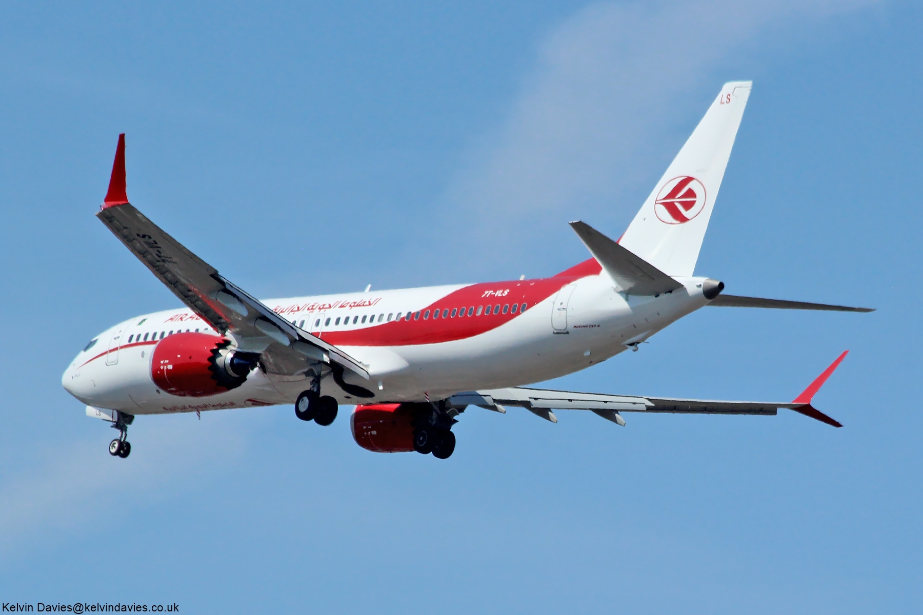 Air Algerie 737MAX 7T-VLS