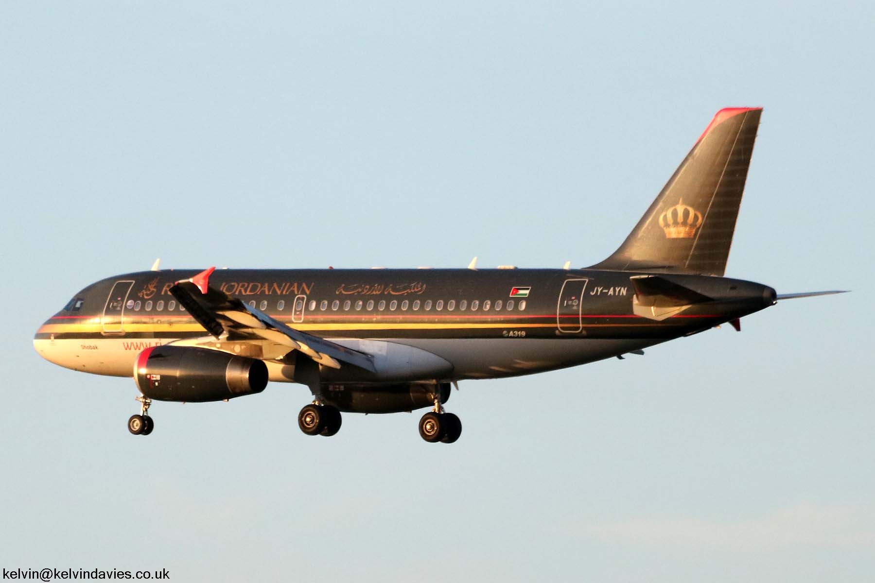 Royal Jordanian A319 JY-AYN