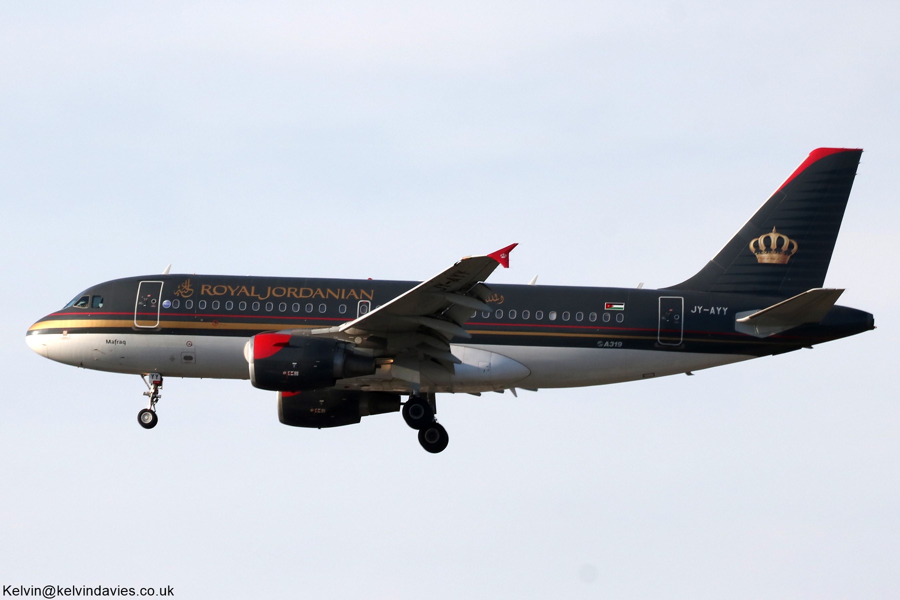 Royal Jordanian Airlines A319 JY-AYY