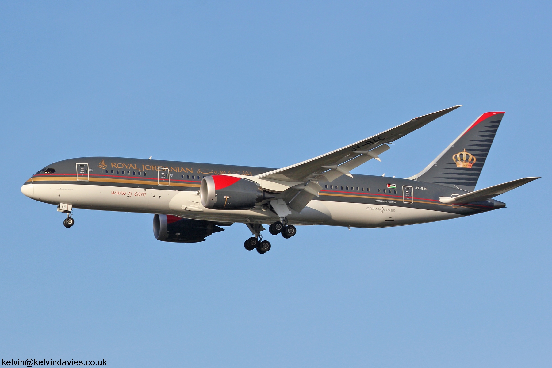 Royal Jordanian 787 JY-BAC