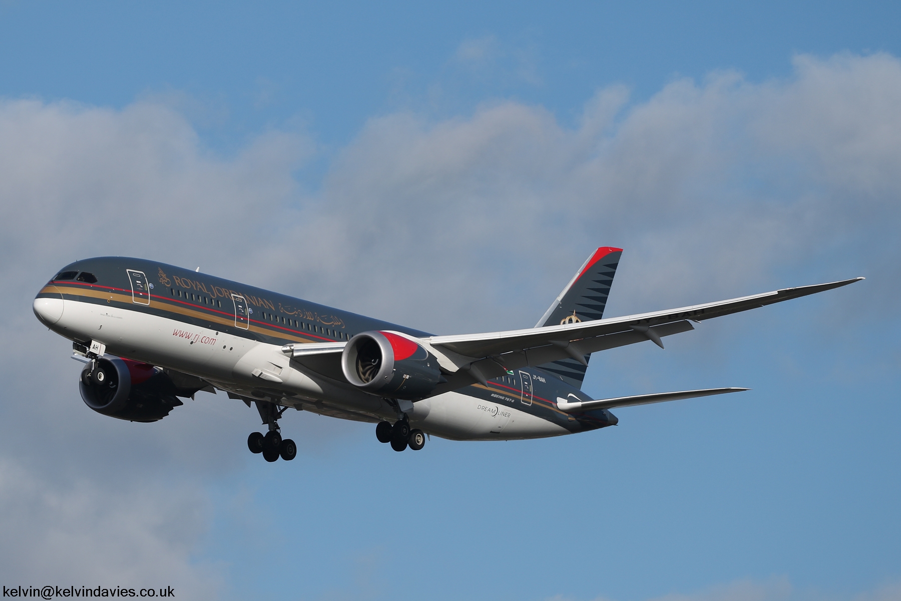 Royal Jordanian 787 JY-BAH