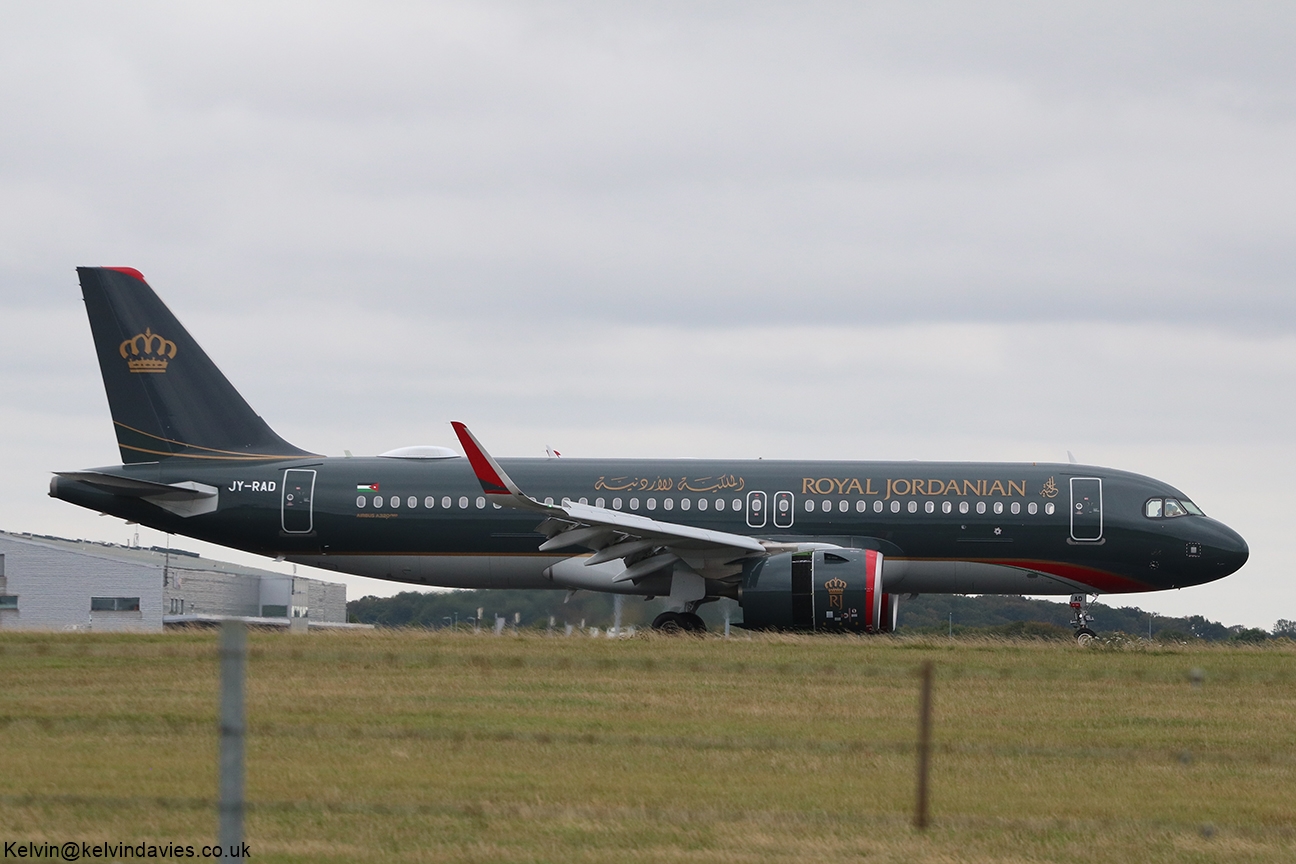 Royal Jordanian A320-NEO JY-RAD