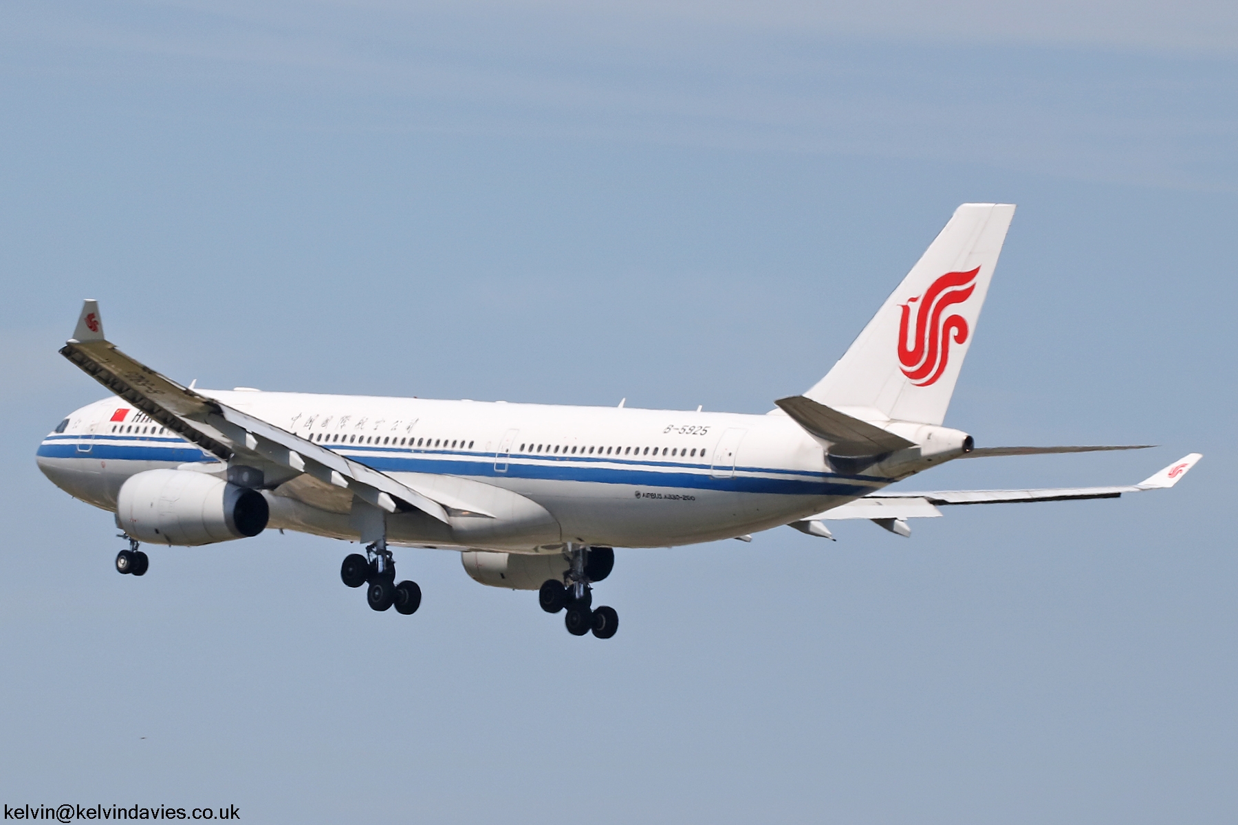 Air China A330 B-5925