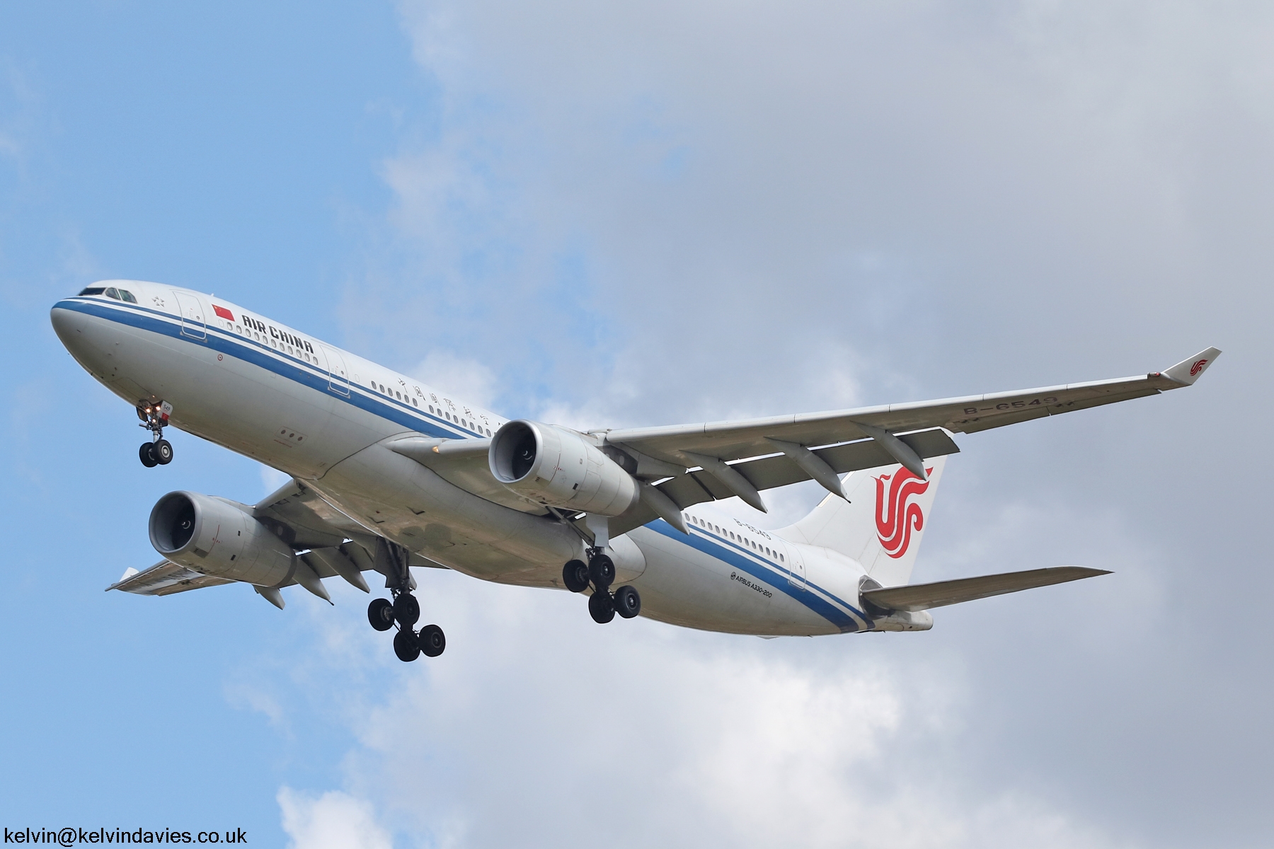 Air China A330 B-6549