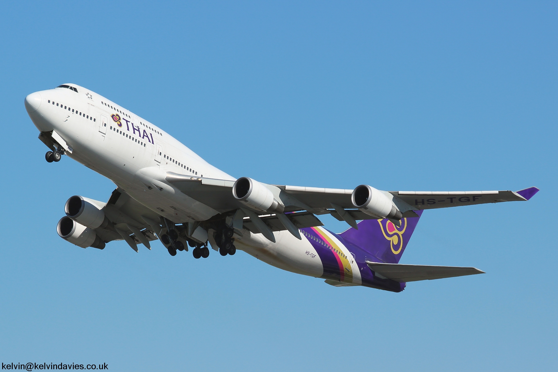 Thai Airways B747 HS-TGF