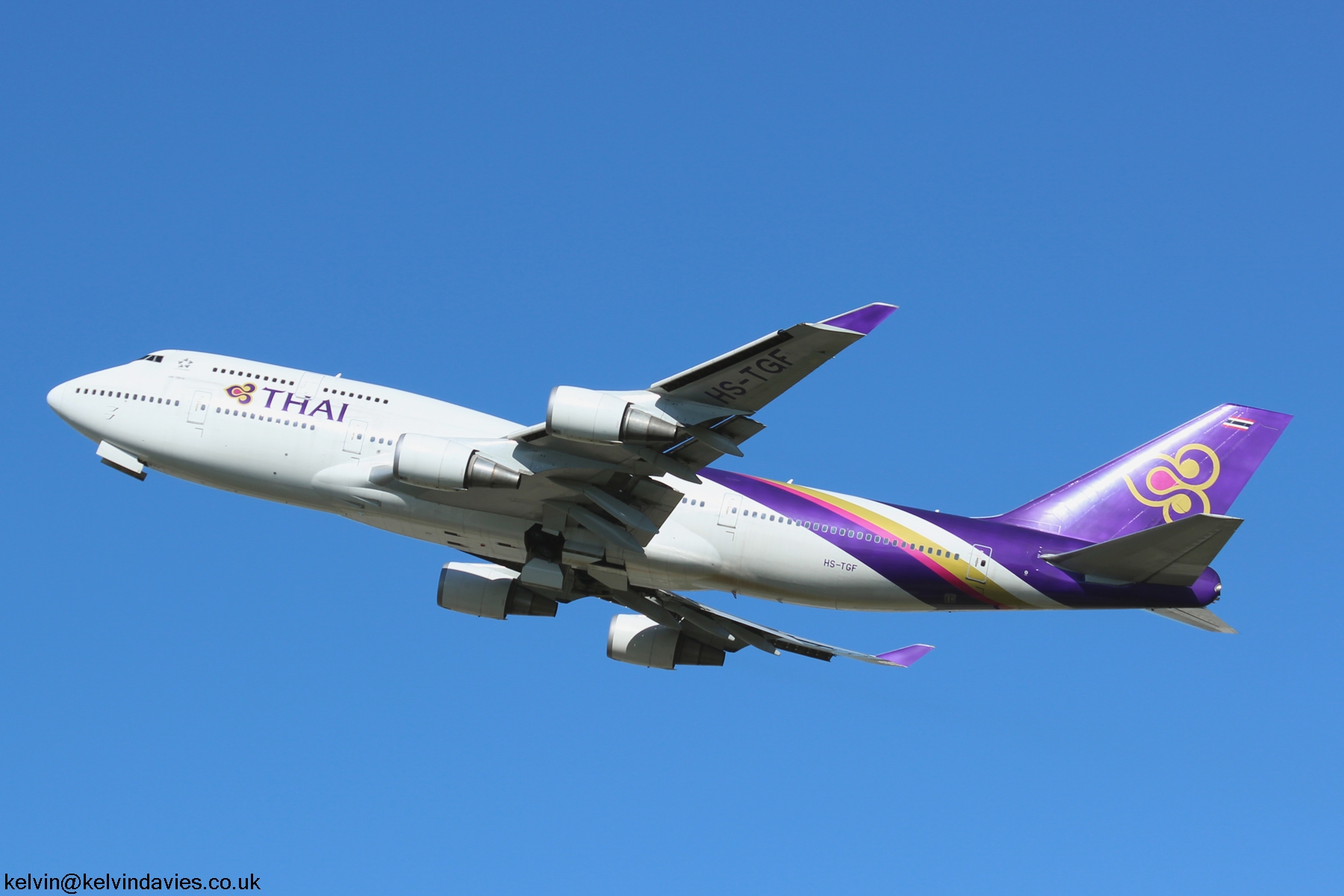 Thai Airways B747 HS-TGF