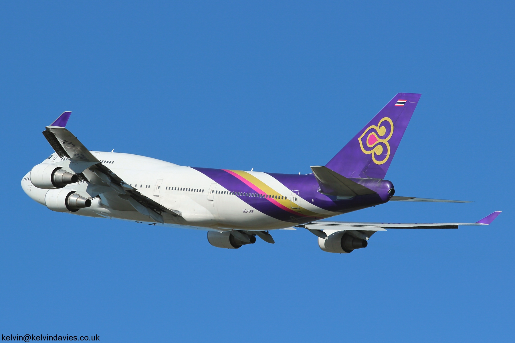Thai Airways B747 HS-TGF