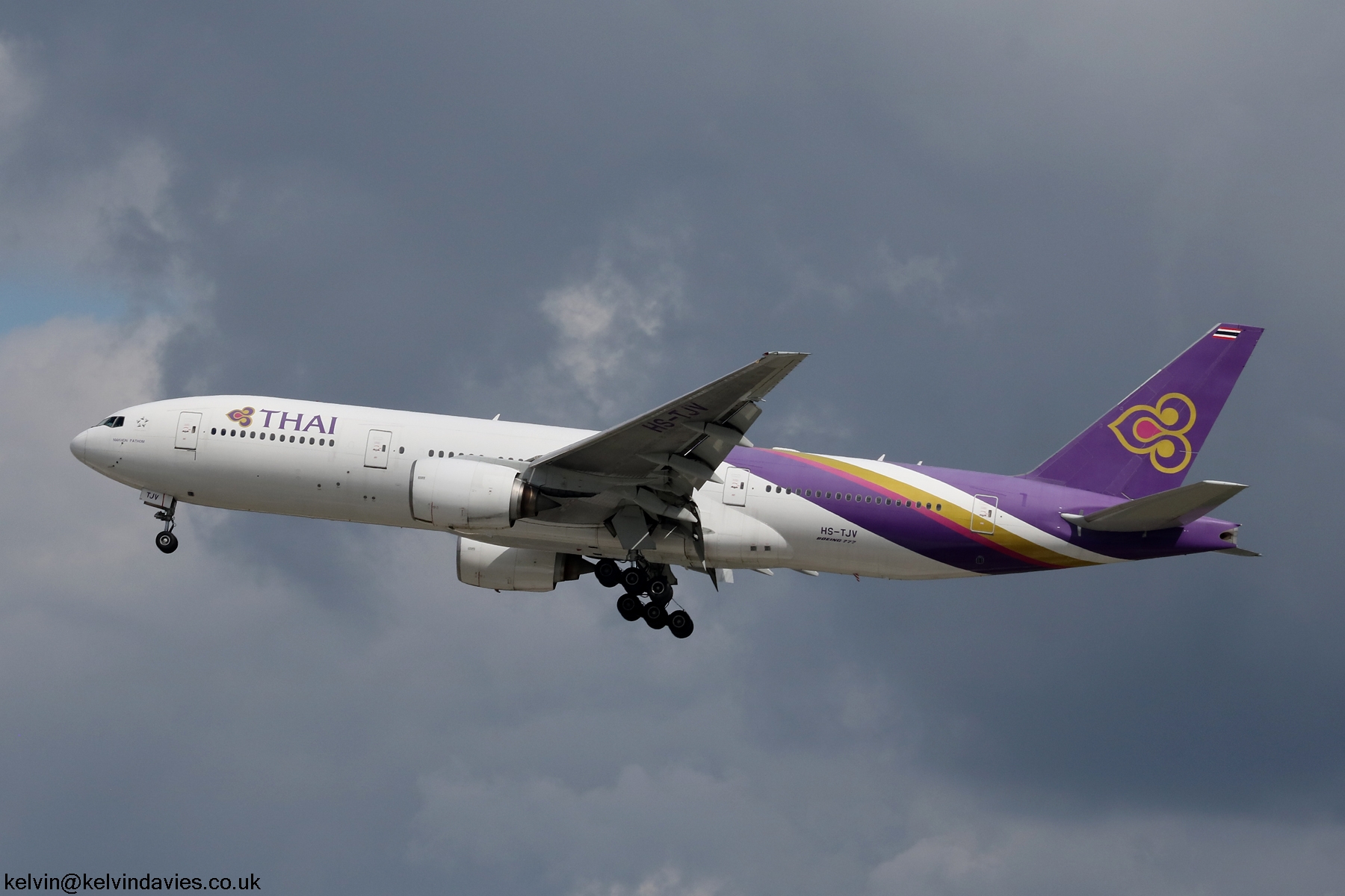 Thai Airways 777 HS-TJV