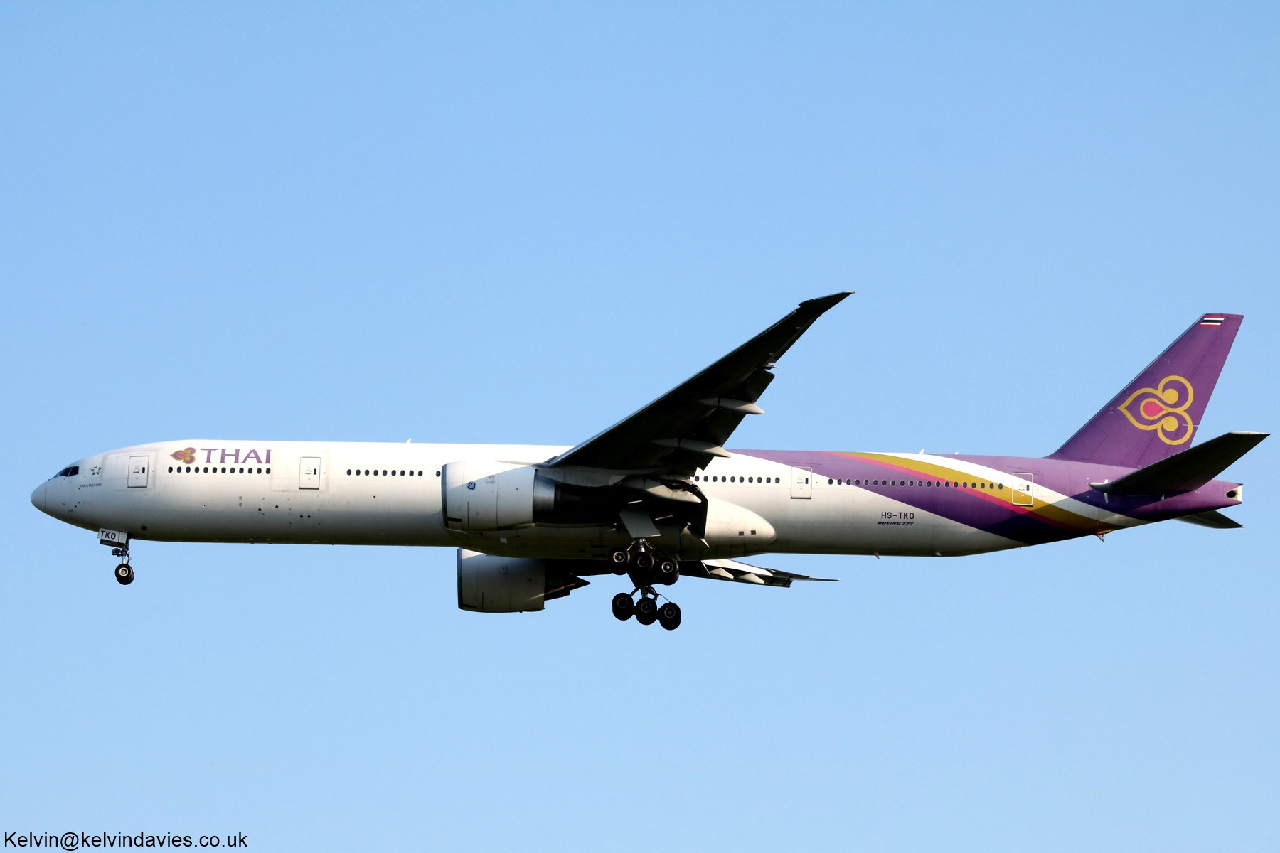 Thai Airways 777 HS-TKO