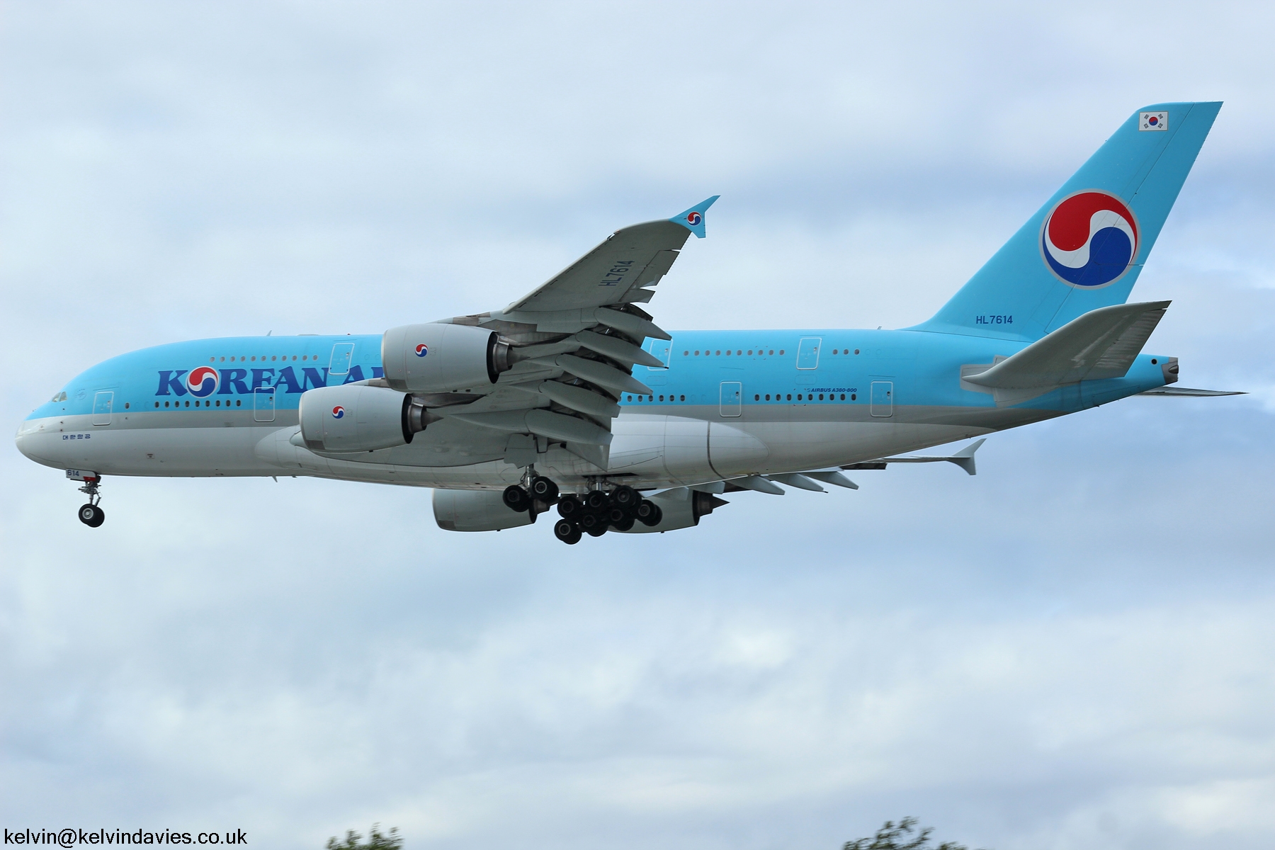 Korean Air A380 HL7614