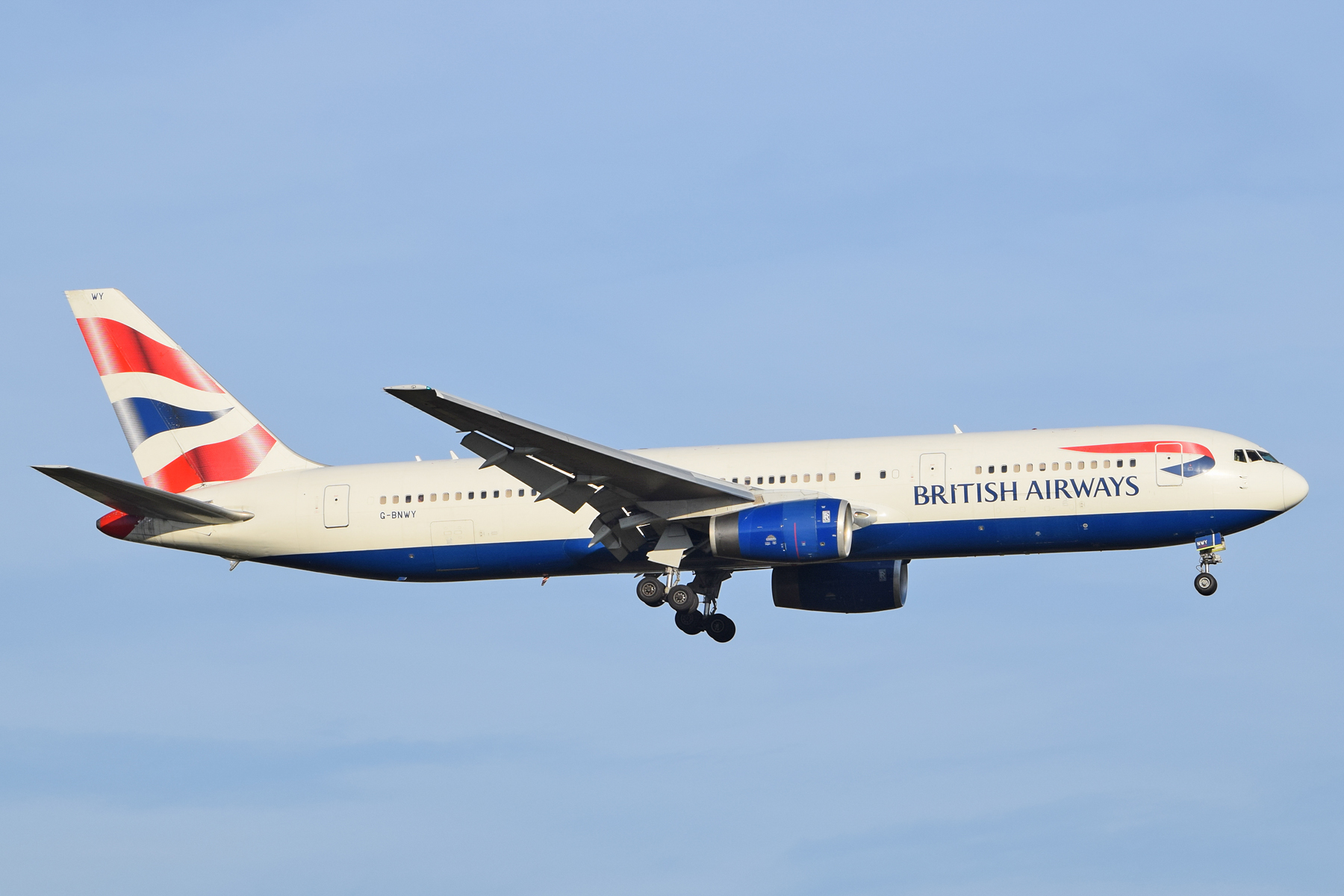 G-BNWY British Airways B767