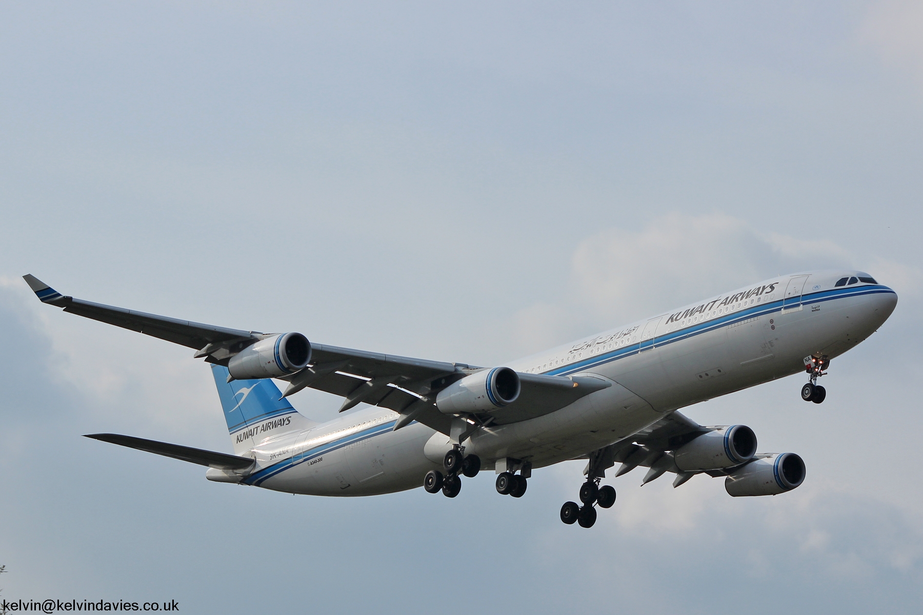 Kuwait Airways A340 9K-ANA