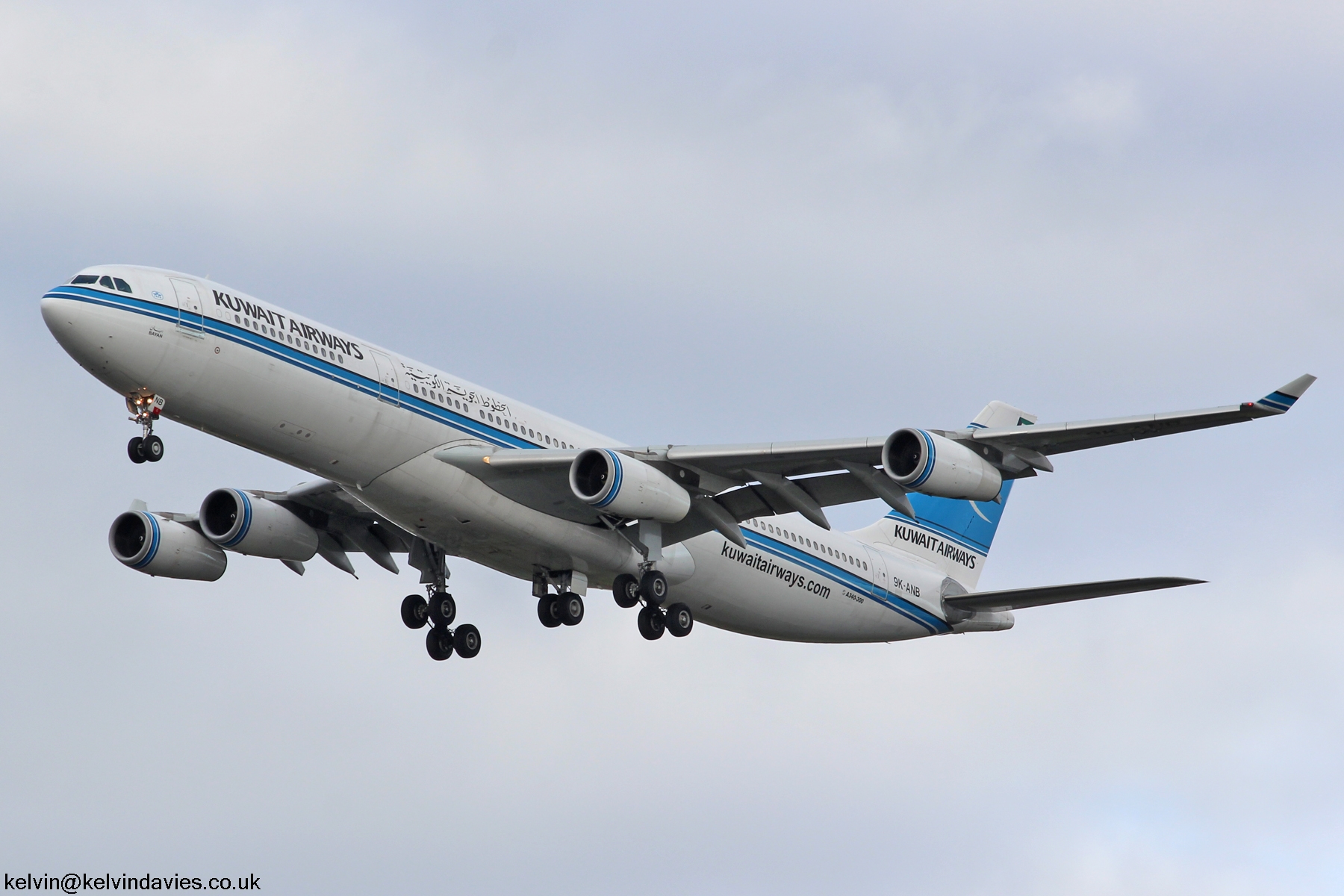 Kuwait Airways A340 9K-ANB