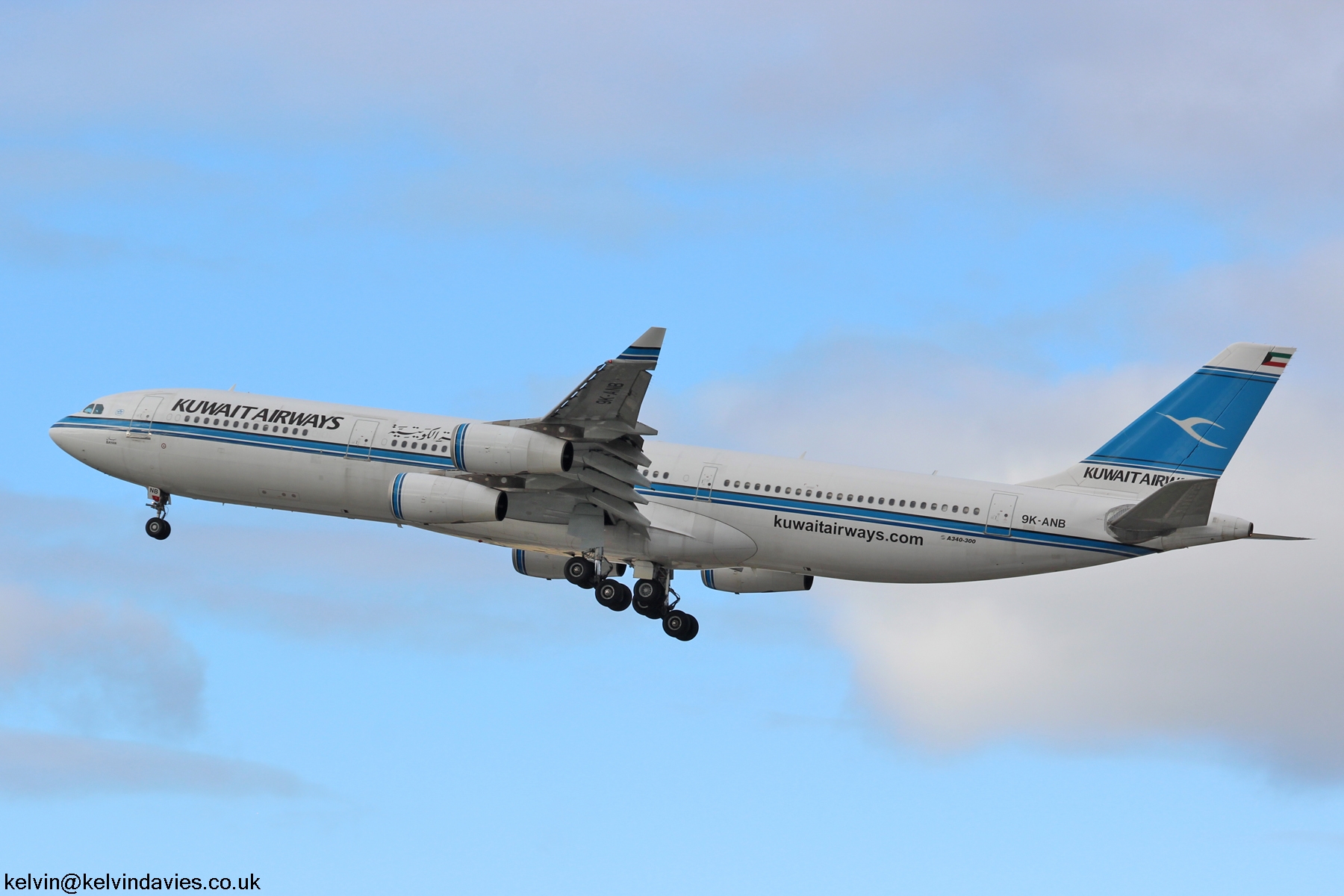 Kuwait Airways A340 9K-ANB