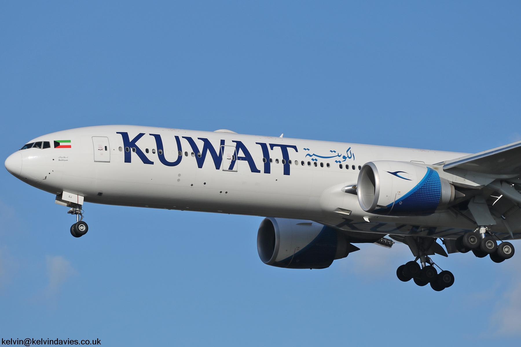 Kuwait Airways 777 9K-AOJ