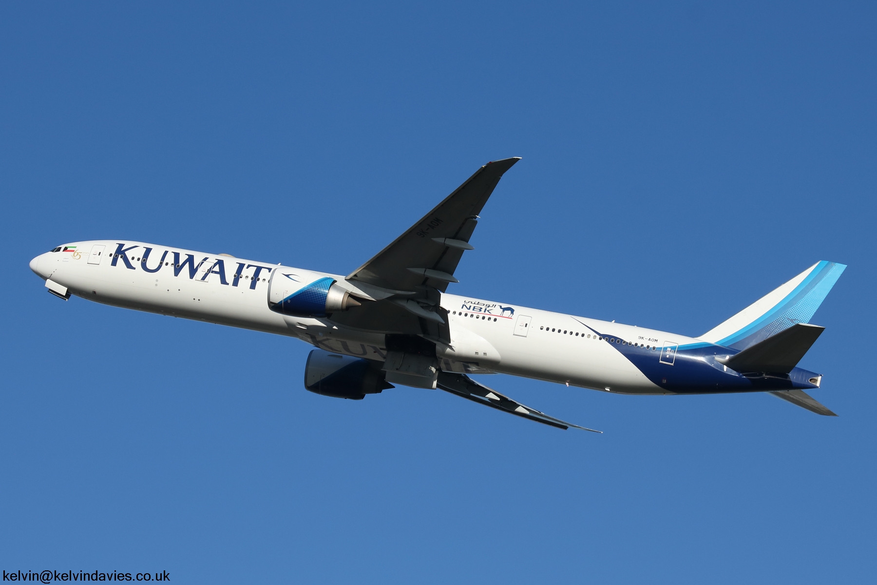 Kuwait Airways 777 9K-AOM