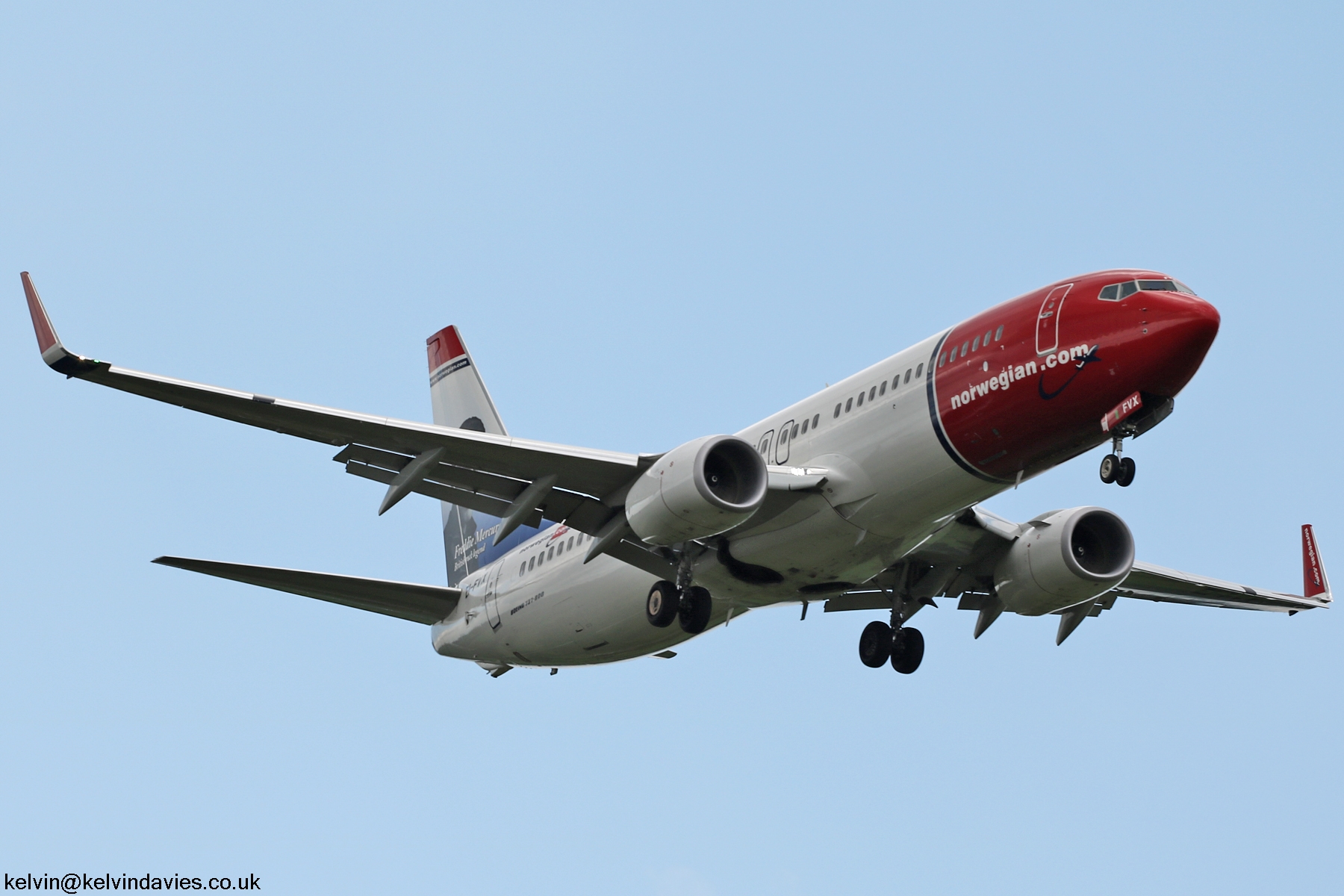 Norwegian Air International 737NG EI-FVX