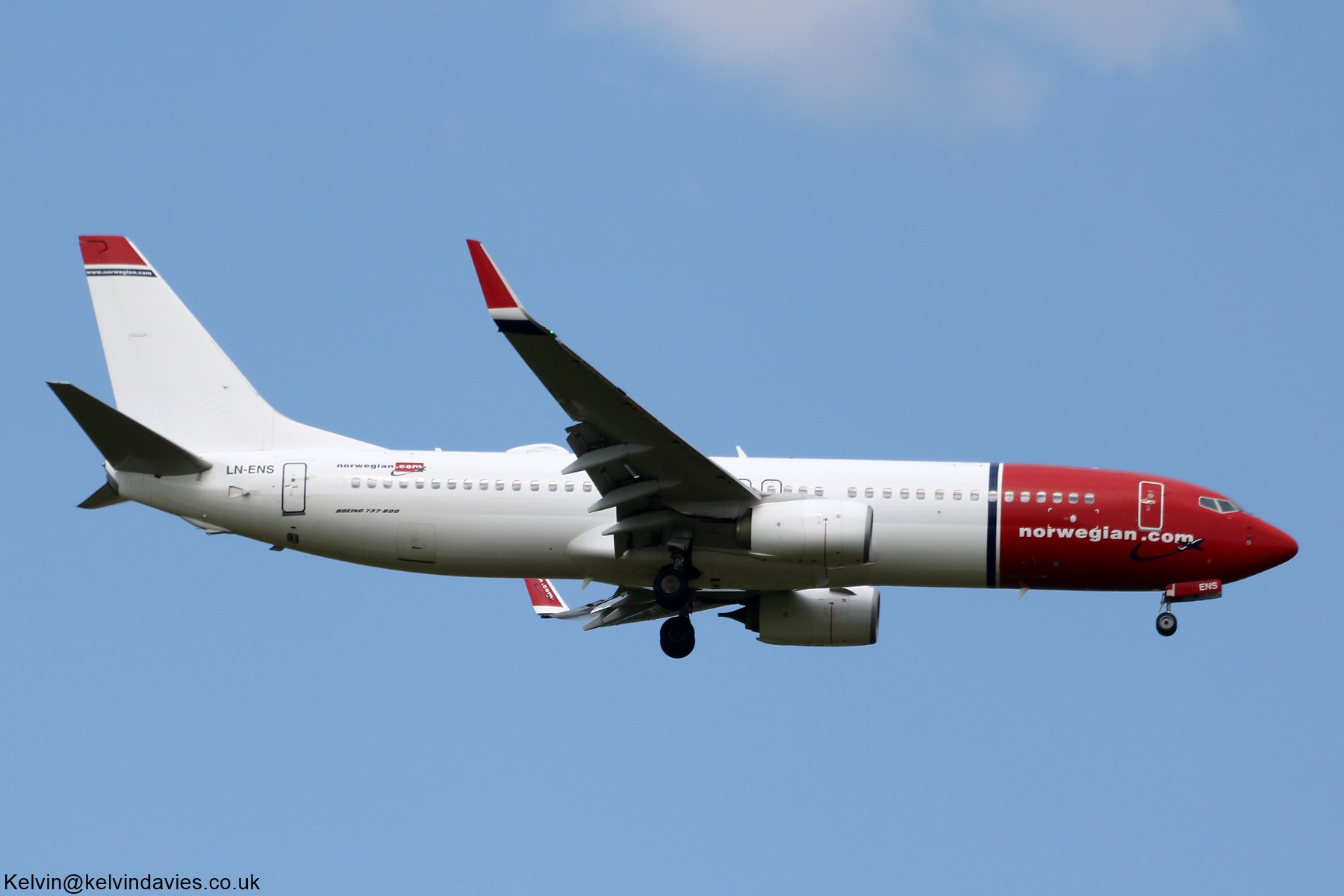 Norwegian 737NG LN-ENS