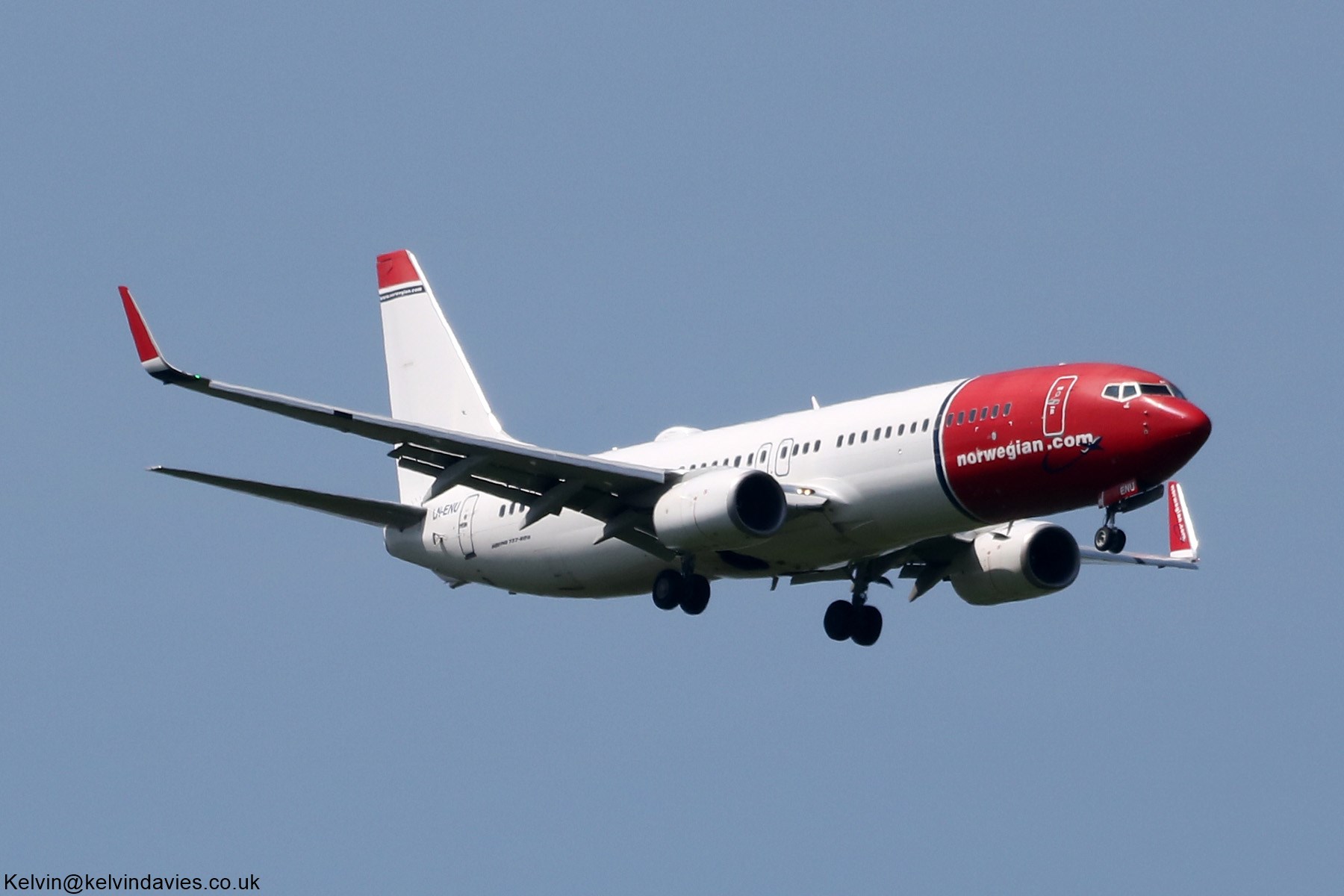 Norwegian 737NG LN-ENU