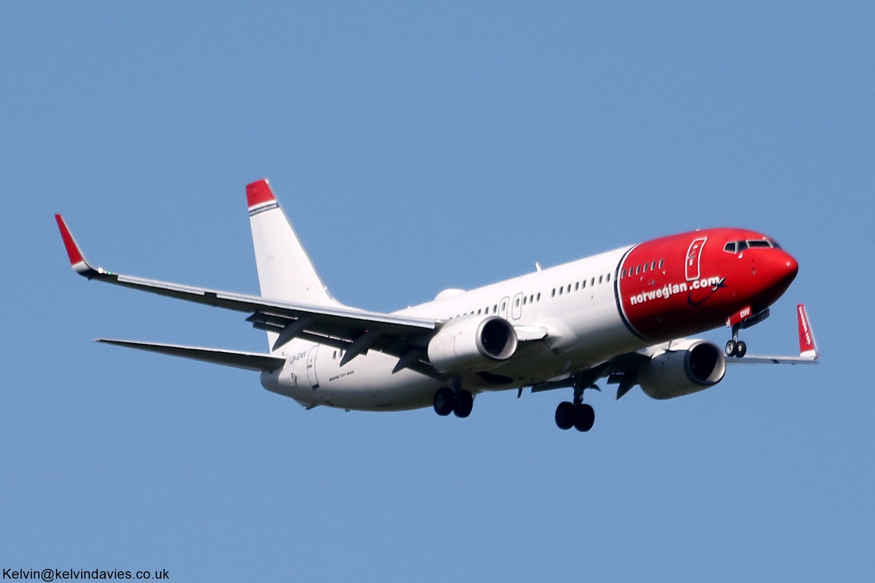Norwegian 737NG LN-ENV