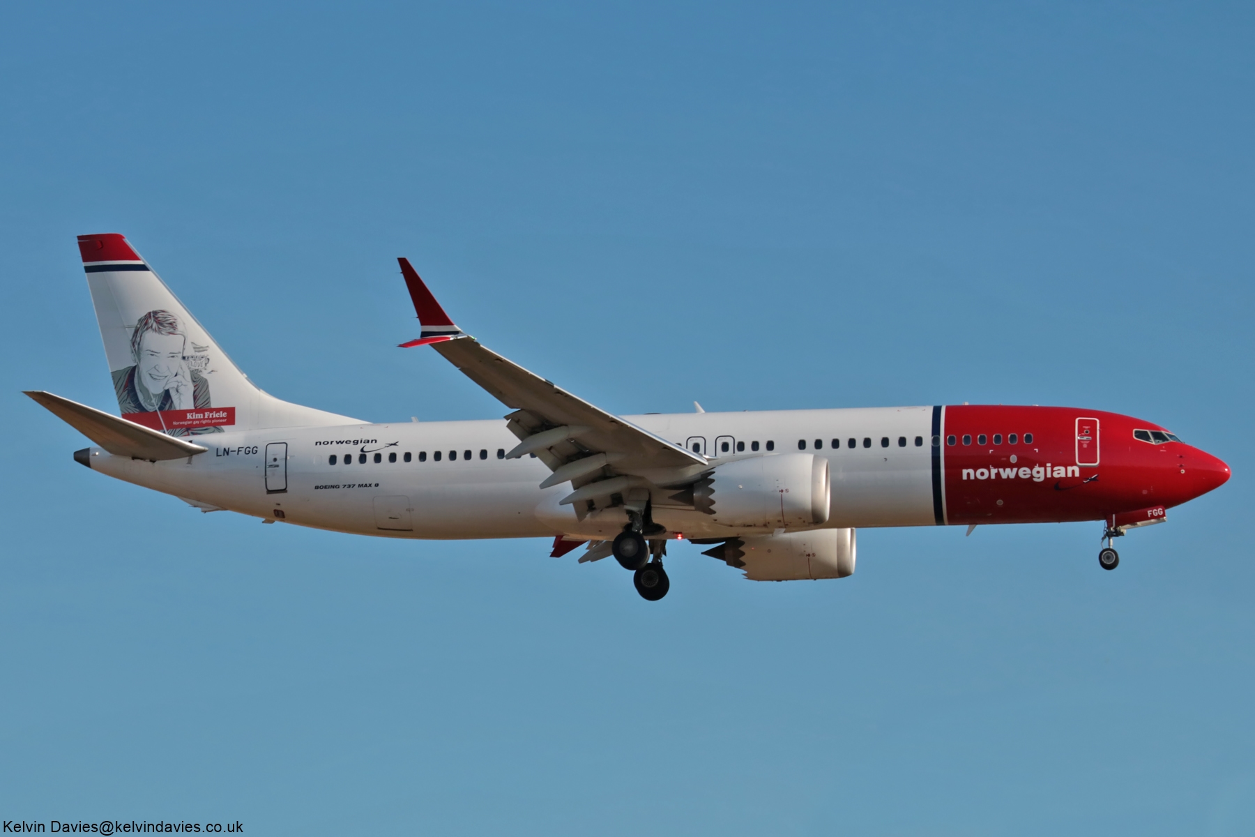 Norwegian Air Shuttle 737MAX-8 LN-FGG