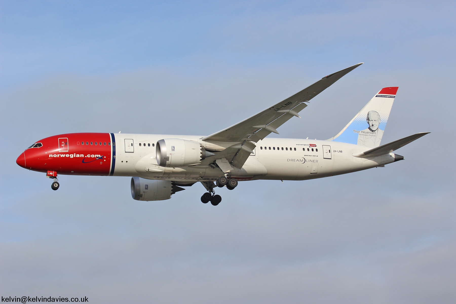 Norwegian 787 LN-LNB