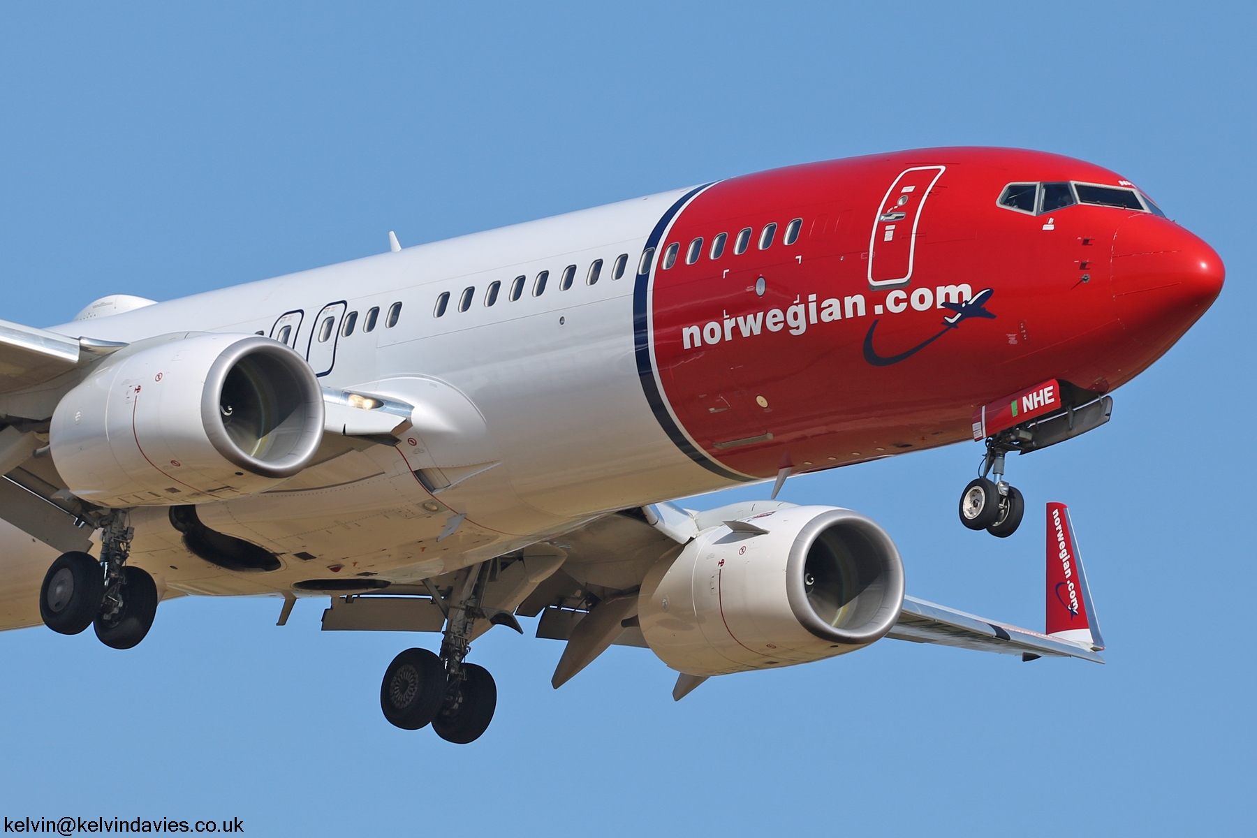 Norwegian 737NG LN-NHE