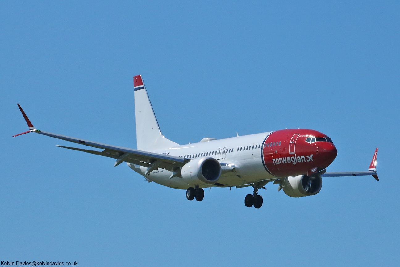 Norwegian Air Sweden 737MAX SE-NAD