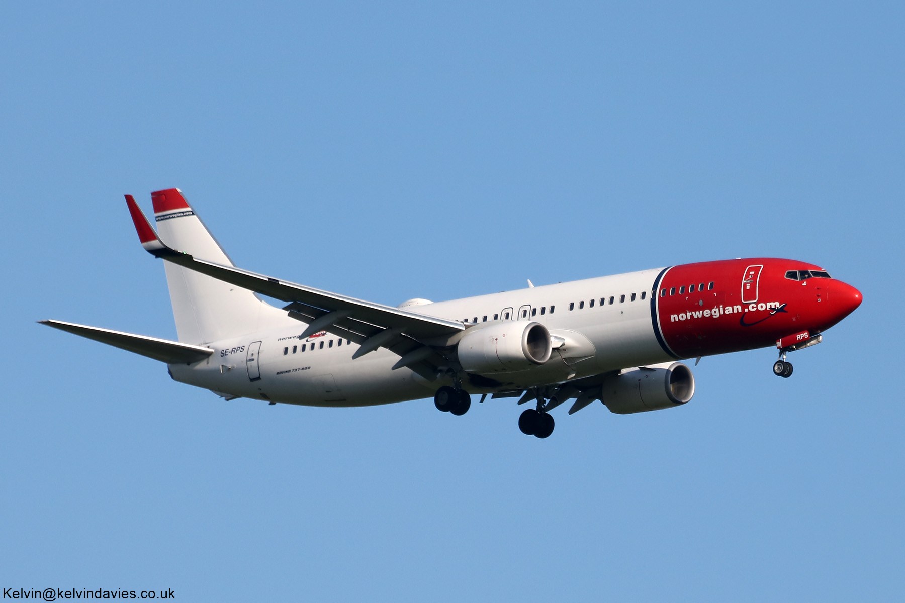 Norwegian Air Sweden 737NG SE-RPS