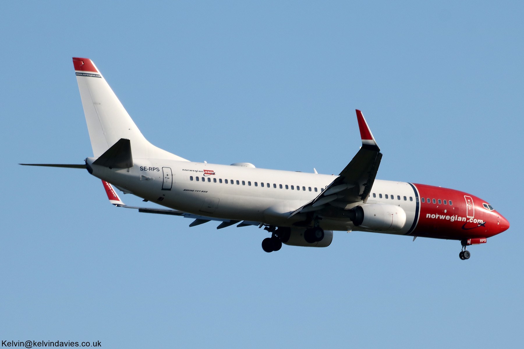 Norwegian Air Sweden 737NG SE-RPS