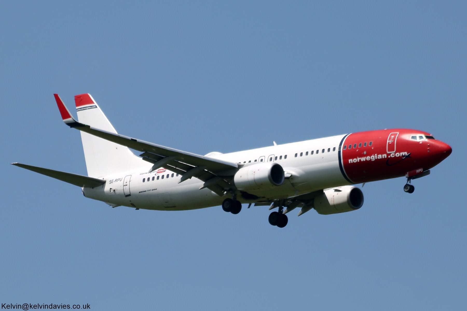 Norwegian 737NG SE-RPU