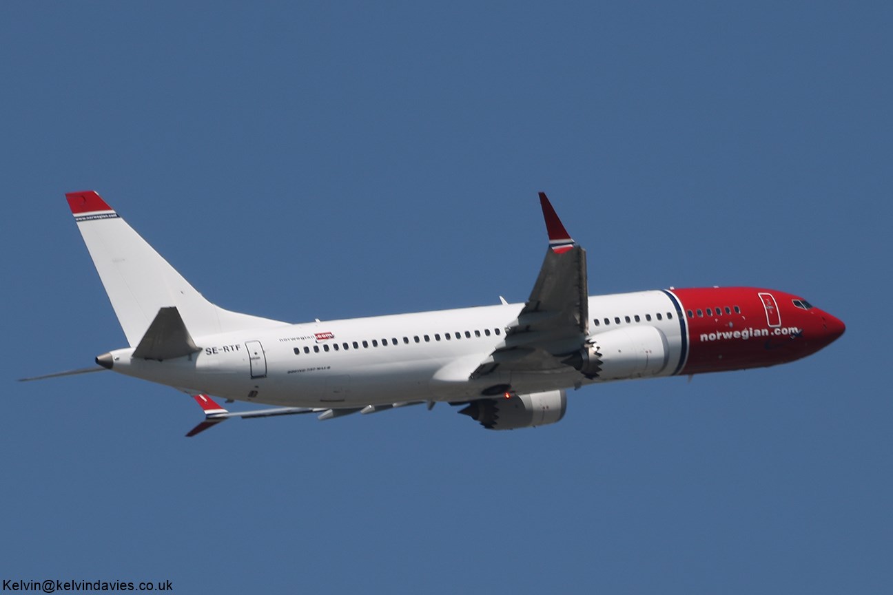 Norwegian Air Sweden 737MAX SE-RTF