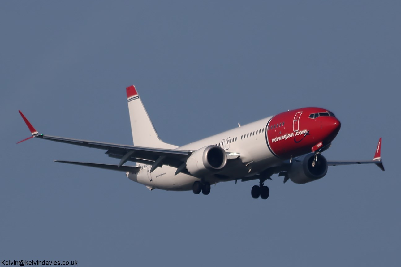 Norwegian Air Sweden 737MAX-8 SE-RTO