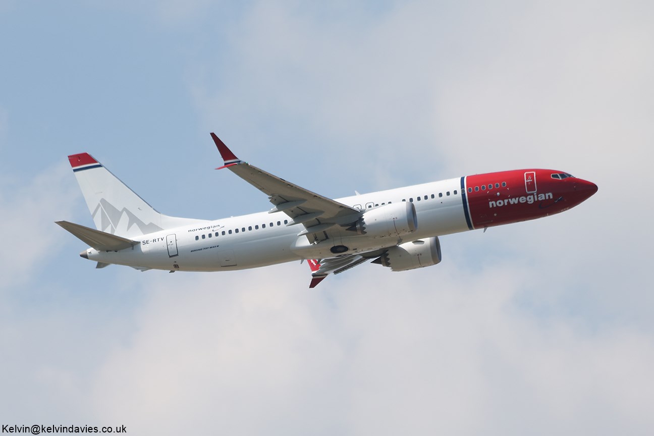 Norwegian Air Sweden 737MAX SE-RTV