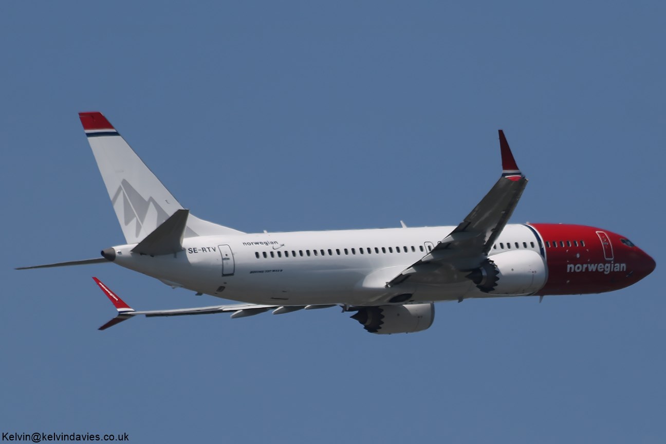 Norwegian Air Sweden 737MAX SE-RTV