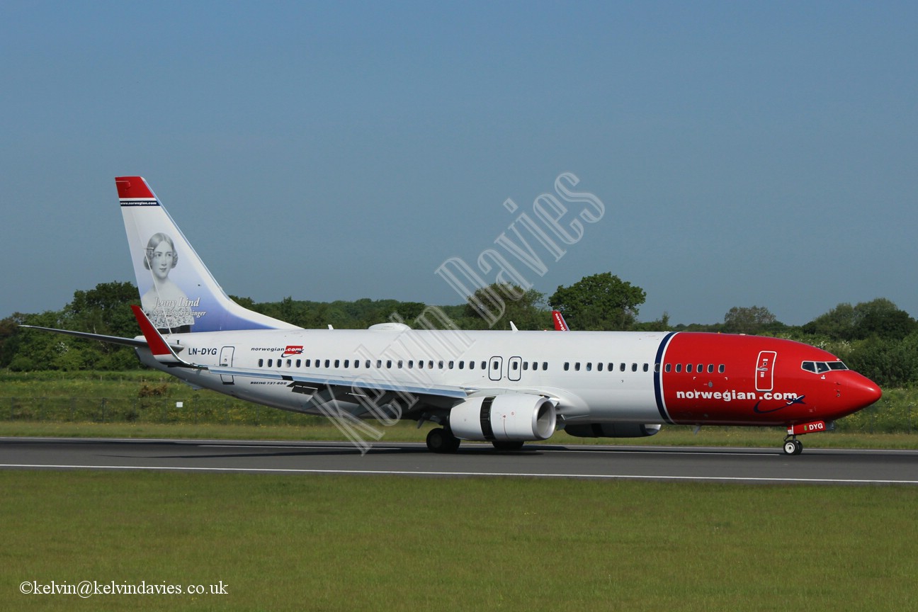 Norwegian 737 LN-DYG